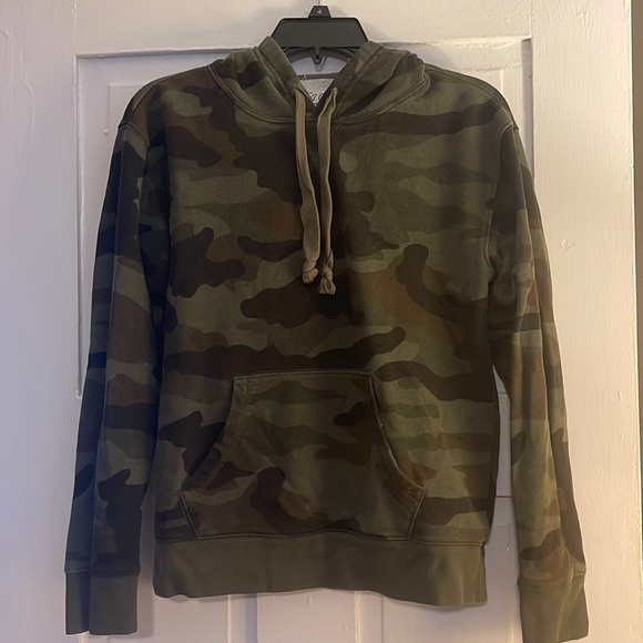 J. Crew | Sweaters | Camo Hoodie | Poshmark